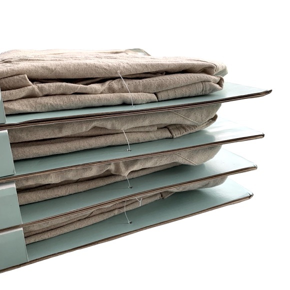 Tan Organic Cotton & Linen Blend Kimono Robe- ONLY 1 LEFT! - Picture 7 of 12